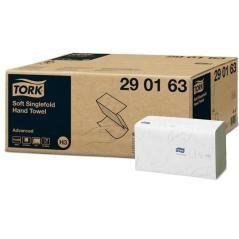 Tork advanced toalla de mano 2 capas plegada en v blanco pack