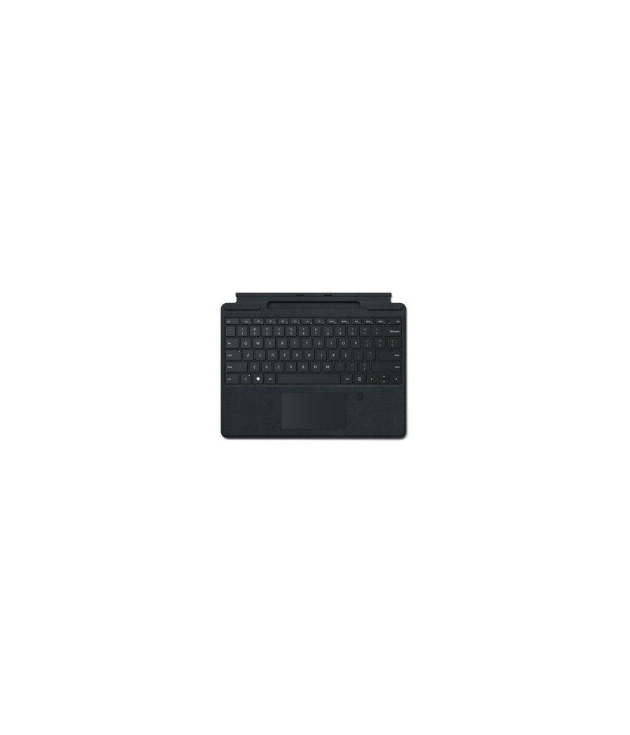 Microsoft Surface Pro Signature Keyboard with Fingerprint Reader Negro Microsoft Cover port QWERTY Español