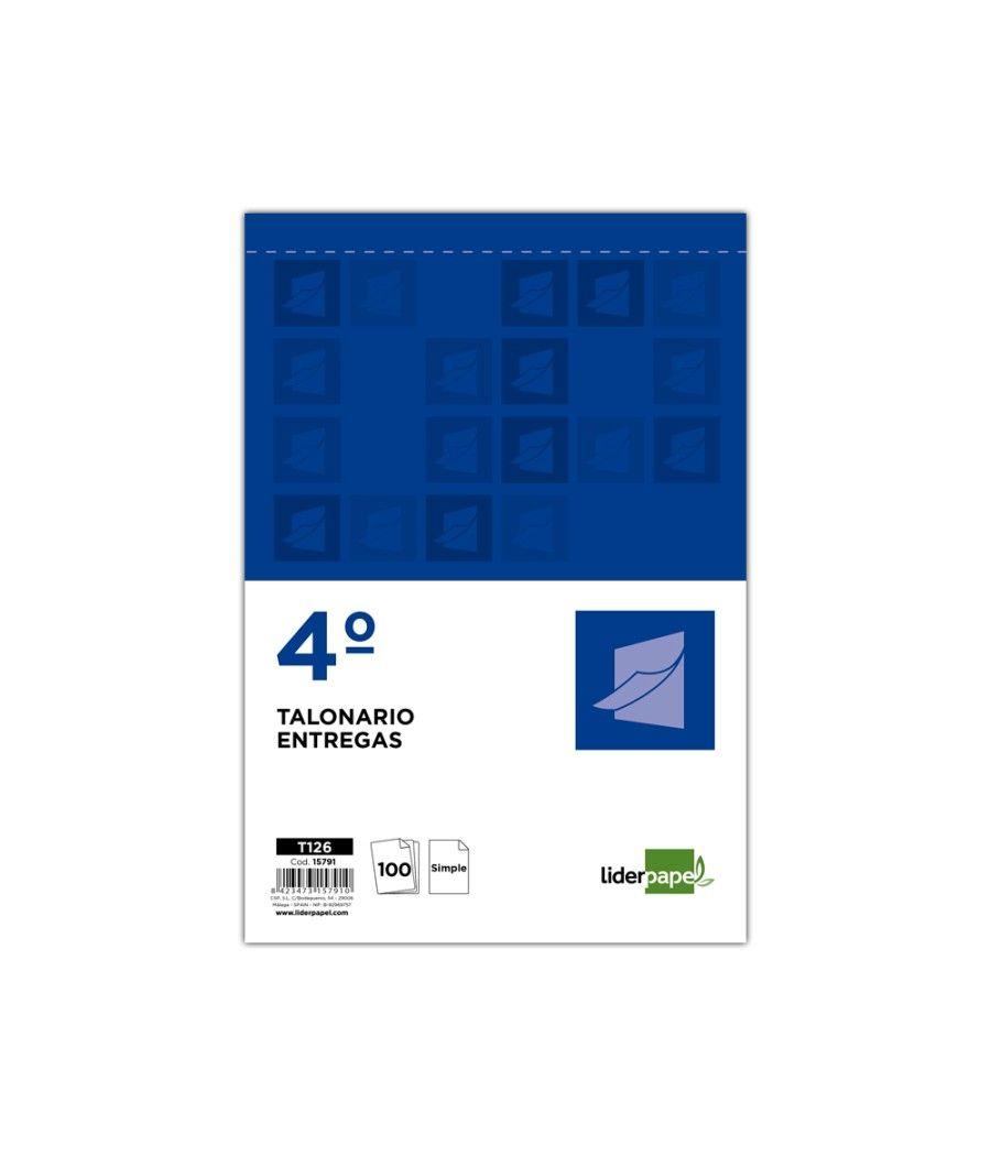 Talonario liderpapel entregas cuarto original t126 pack 10 unidades