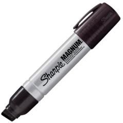 Sharpie marcador permanente pro 14.8mm negro punta biselada -12u-