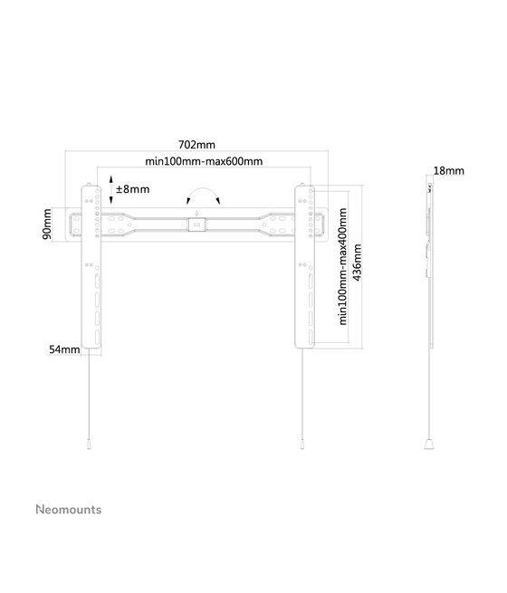 Neomounts by Newstar Soporte de pared para TV - Imagen 3