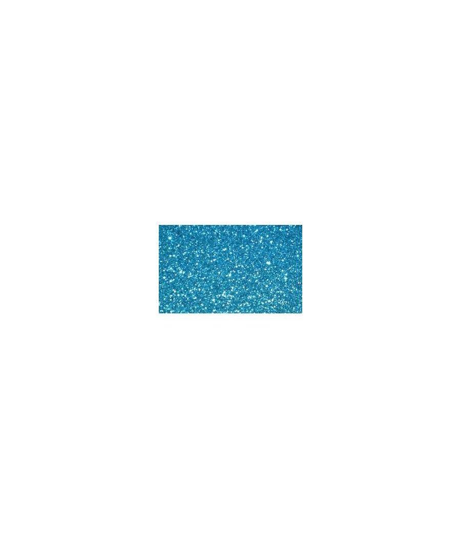 Fama goma eva 50x70 2mm glitter pack 10h azul