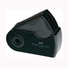 Faber castell afilalÁpices sleeve mini con funda y depÓsito negro pack 12 unidades