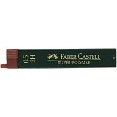 Faber castell estuche de 12 minas 0,5mm 2h en blister