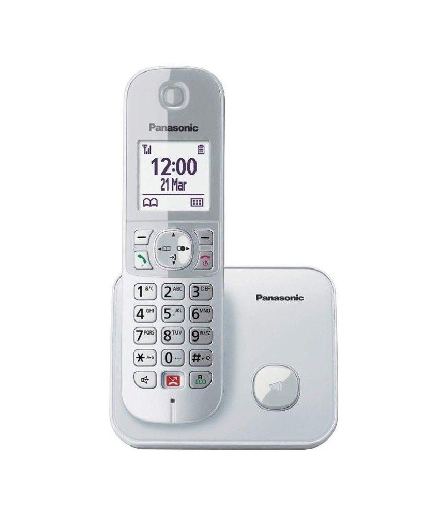 Teléfono inalámbrico panasonic kx-tg6851sp/ plata