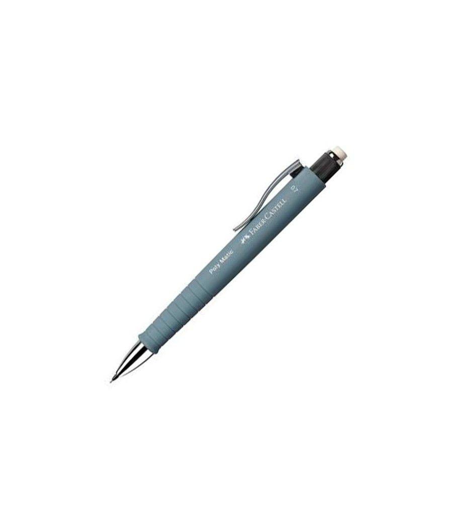 Faber castell portaminas poly matic 0,7mm gris -5u-