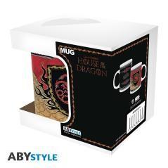 Taza abystyle juego de tronos house of the dragon - targaryen dragon crest