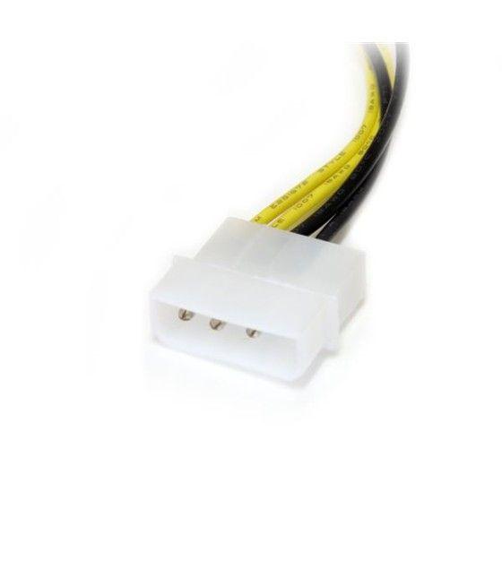 StarTech.com Cable de 15cm Adaptador de Alimentación de LP4 a PCI Express PCIe de 8 Pines para Tarjeta Gráfica - Imagen 4