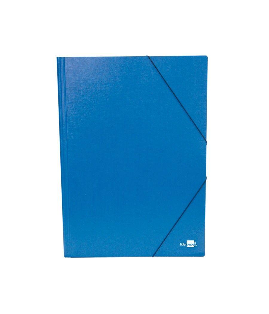 Carpeta planos liderpapel a2 cartón gofrado n 12 azul