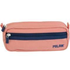 Milan portatodo rectangular 2 cremalleras serie 1918 rosa