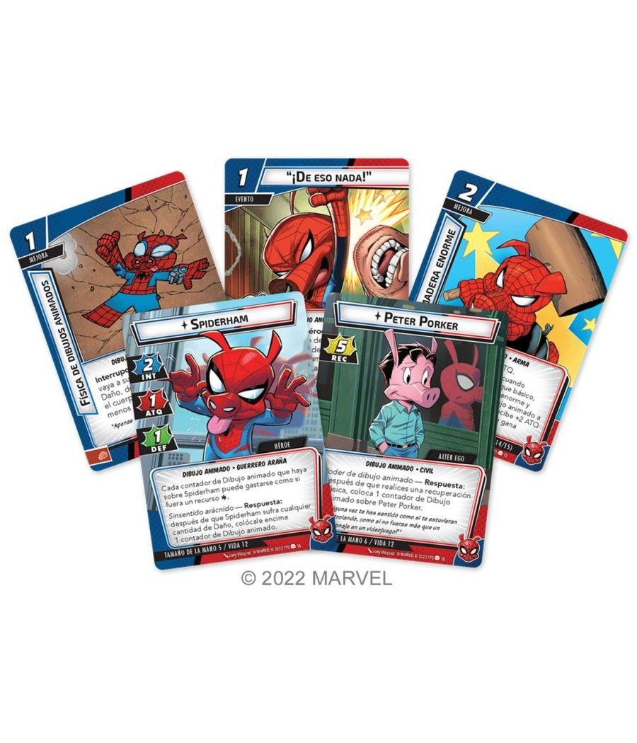 Juego de mesa marvel champions spider - ham pegi 14