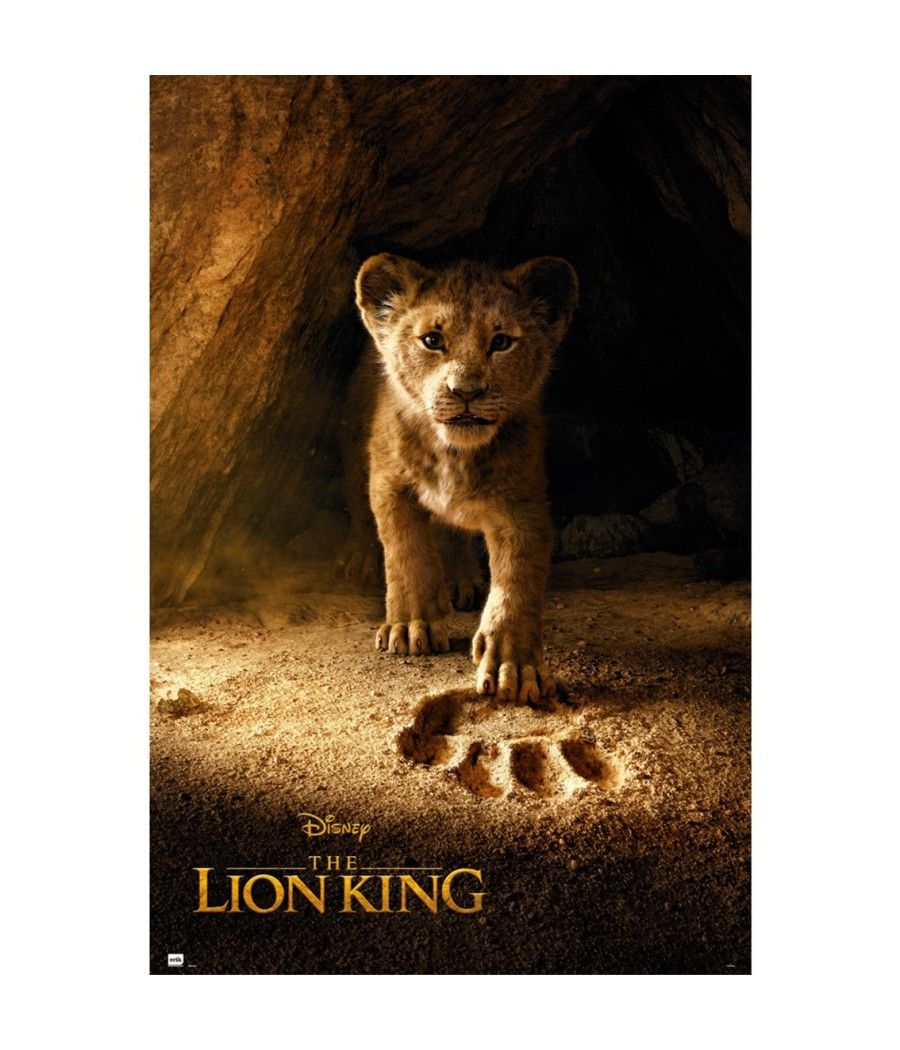 Poster erik disney el rey leon simba real action