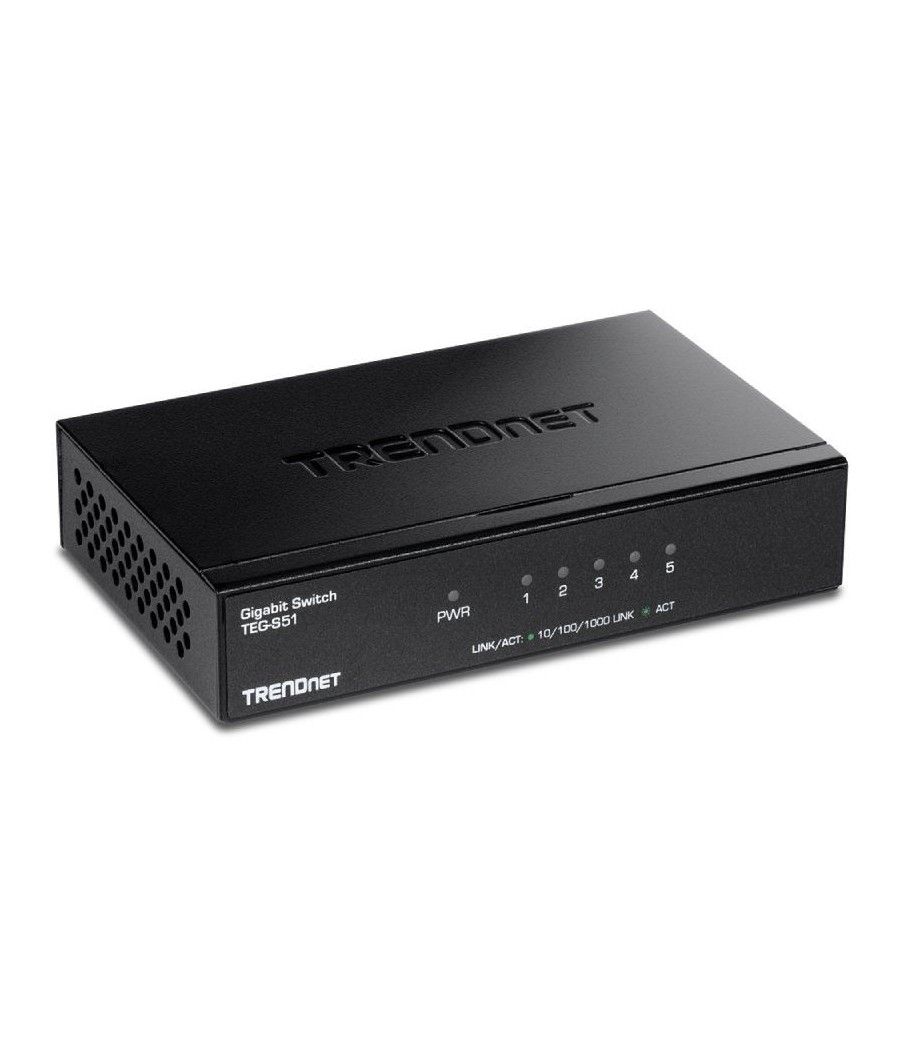 Switch trendnet teg-s51 5 puertos/ rj-45 gigabit 10/100/1000