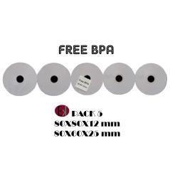 Ekrit rollo tÉrmico sin bpa 80x80x12mm 65grs -5u-