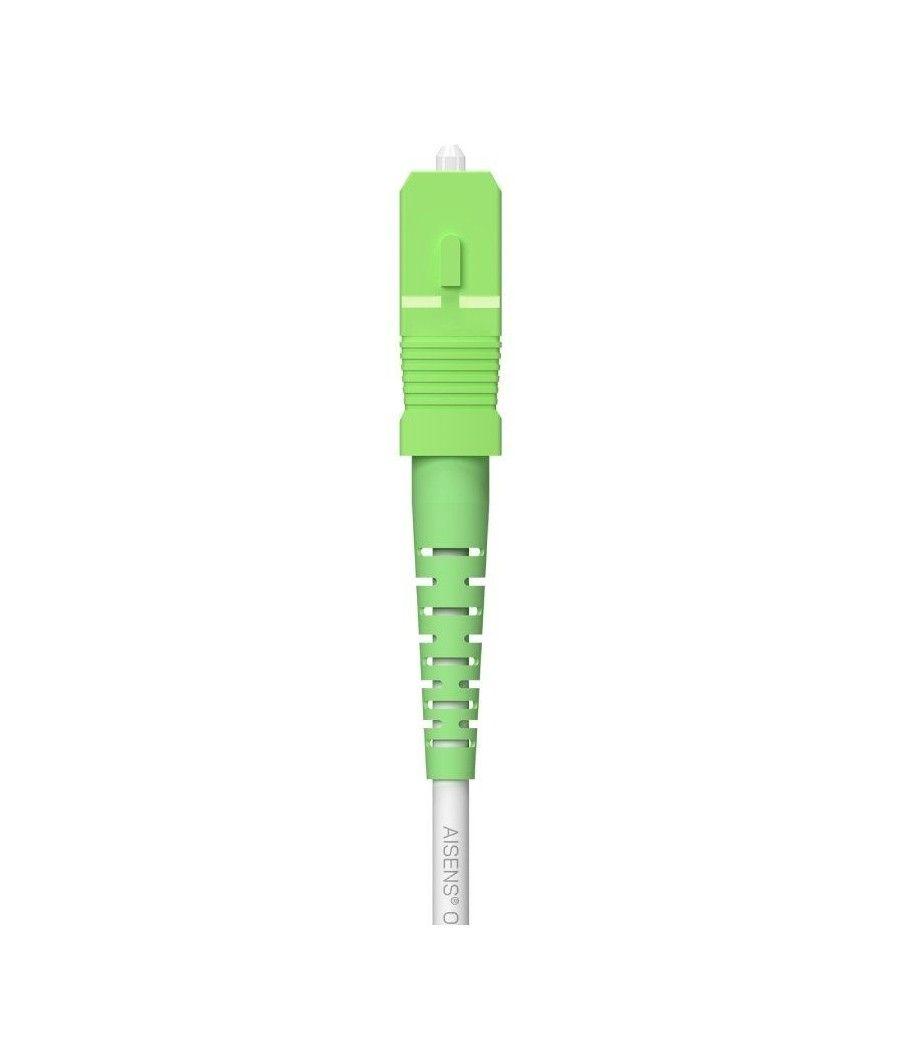 Cable de fibra Óptica g657a2 3.0 9/125 smf aisens a152-0615/ lszh/ 60m/ blanco