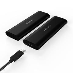 Caja externa para disco ssd m.2 sata/nvme aisens asm2-014b/ usb 3.2/ sin tornillos