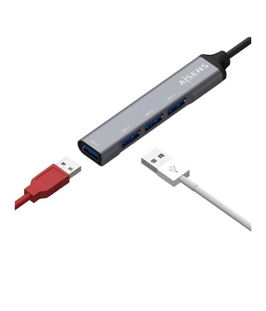 Hub usb 3.0 aisens a106-0540/ 4 puertos usb