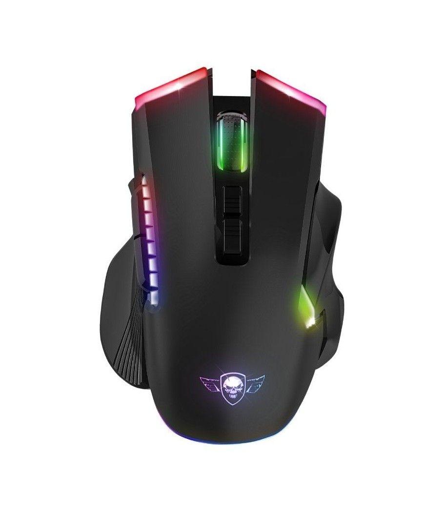 Ratón gaming inalámbrico spirit of gamer elite m70/ batería recargable/ hasta 4800 dpi