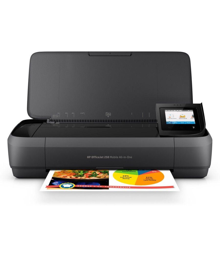 Multifuncion hp inyeccion color officejet 250 mobile 20ppm - usb - wifi