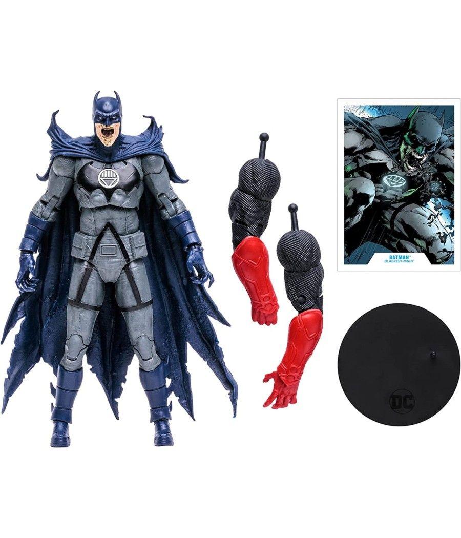 Figura mcfarlane toys dc comics multiverse build a batman blackest night