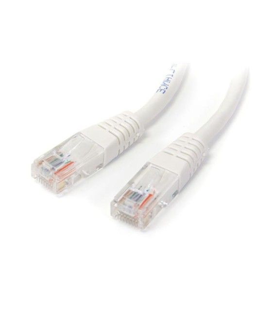 StarTech.com Cable de Red Ethernet 15m UTP Patch Cat5e Cat 5e RJ45 Moldeado - Blanco