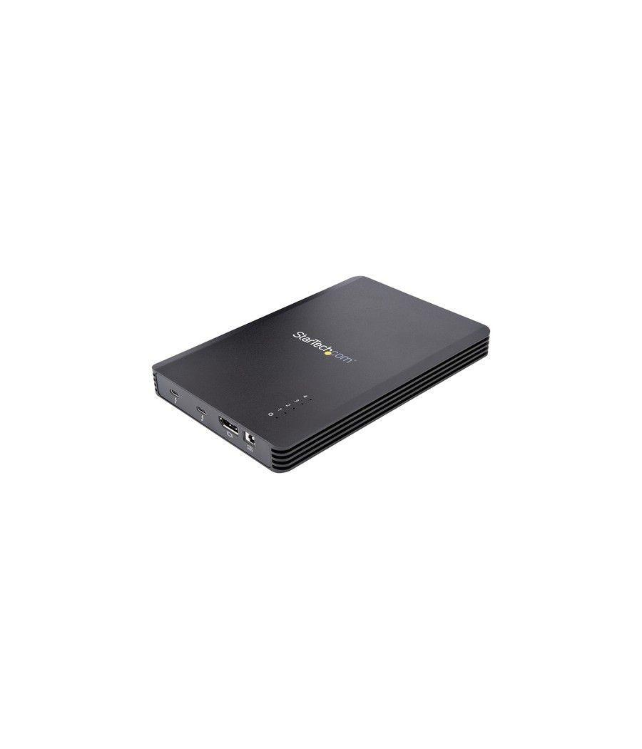 StarTech.com Caja Thunderbolt 3&trade; de 4 Bahías NVMe M.2 para SSD, con 1 Puerto de Vídeo DisplayPort y 2 Thunderbolt 3, 40gbp