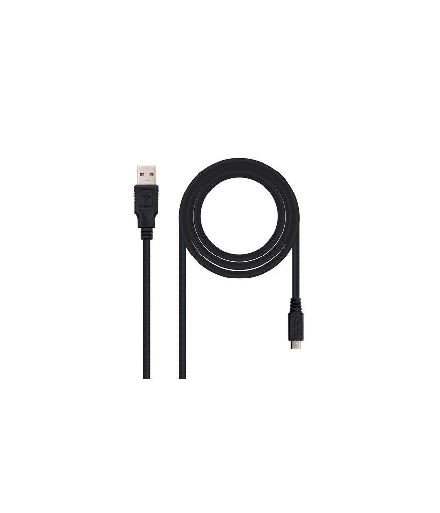 Nanocable CABLE USB 2.0, TIPO A/M-MICRO USB B/M, 1.8 M - Imagen 1