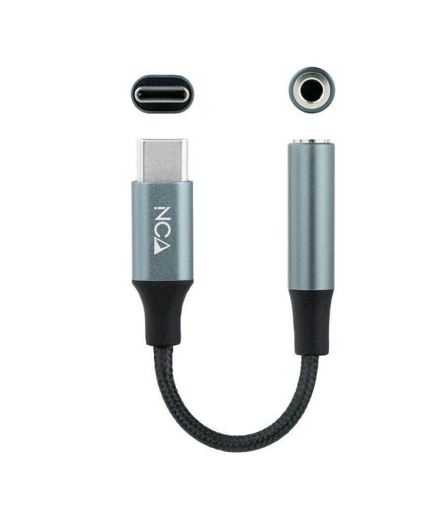 Adaptador usb tipo-c nanocable 10.24.1204/ usb tipo-c macho - jack 3.5 hembra