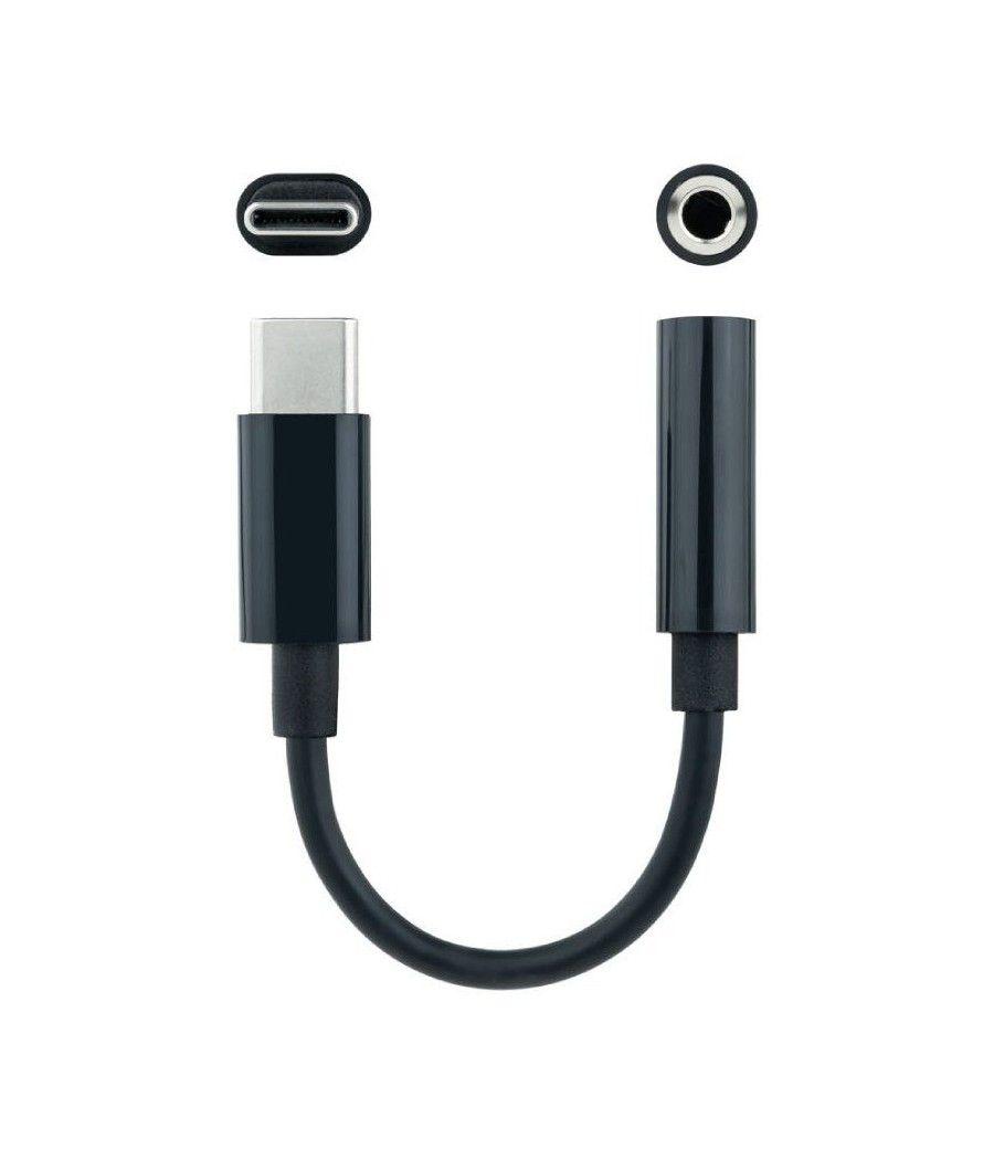 Adaptador usb tipo-c nanocable 10.24.1205/ usb tipo-c macho - jack 3.5 hembra