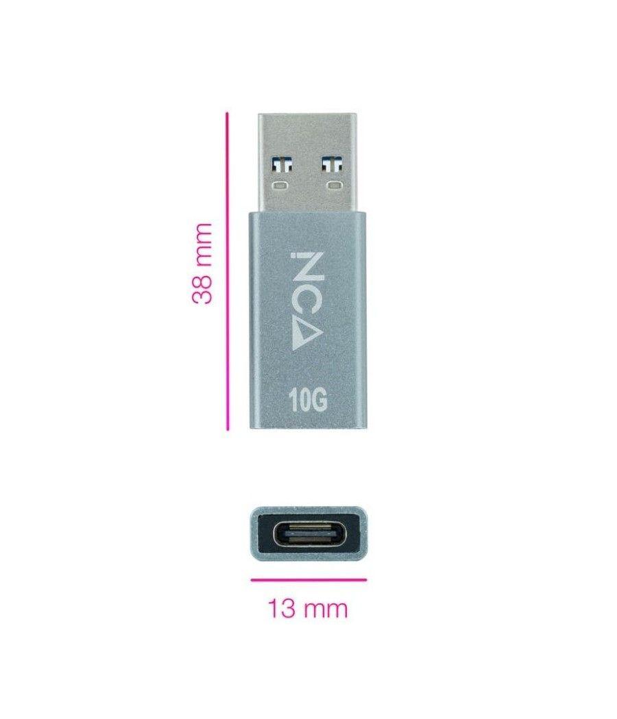 Adaptador usb 3.1 nanocable 10.02.0013/ usb a macho - usb-c hembra