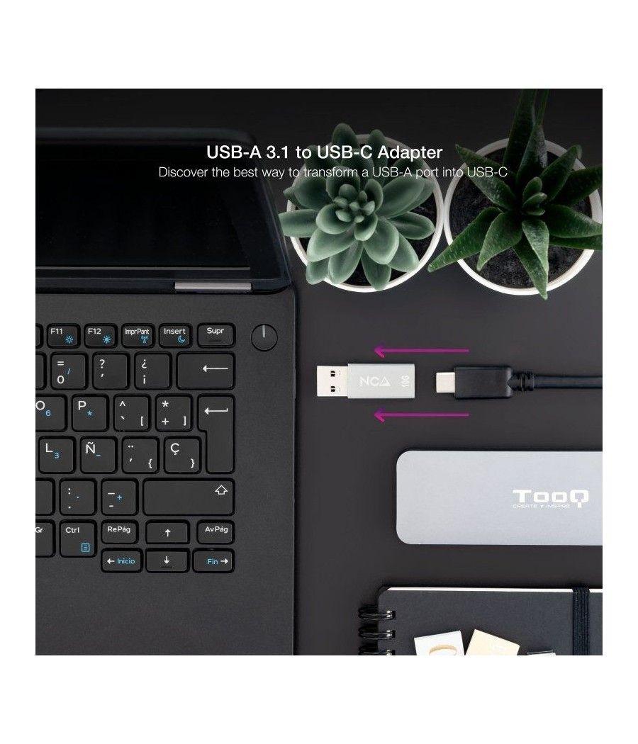 Adaptador usb 3.1 nanocable 10.02.0013/ usb a macho - usb-c hembra