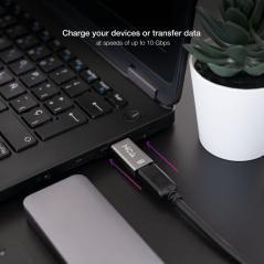Adaptador usb 3.1 nanocable 10.02.0013/ usb a macho - usb-c hembra