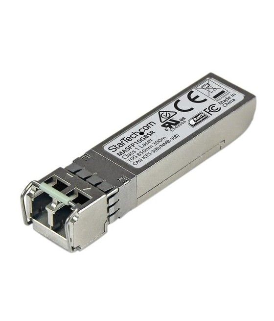 StarTech.com Módulo Transceptor SFP+ Compatible con Cisco Meraki MA-SFP-10GB-SR - 10GBASE-SR - Imagen 1