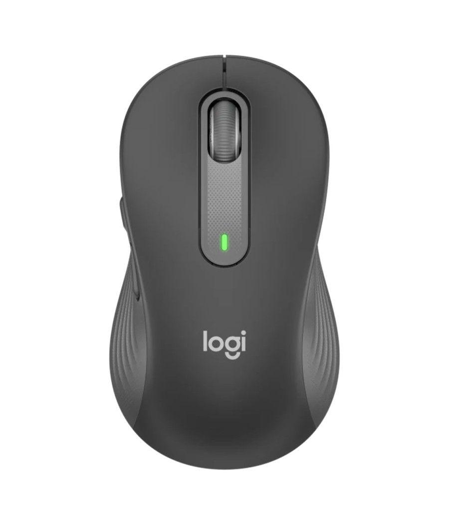 Mouse raton logitech m650 for business grande wireless inalambrico grafito