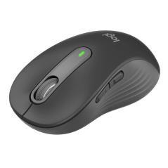 Mouse raton logitech m650 for business grande wireless inalambrico grafito