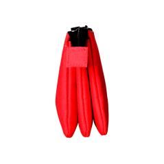 Bolso escolar portatodo antartik triple cremallera color rojo 220x30x120 mm