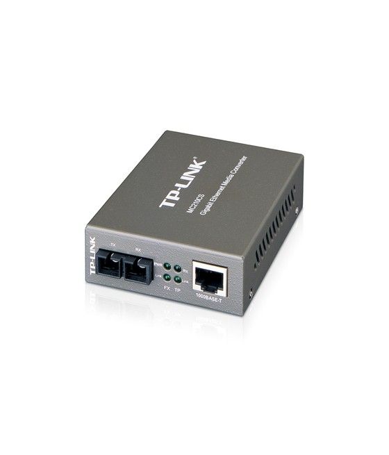 TP-LINK MC210CS convertidor de medio 1000 Mbit/s 1310 nm Monomodo Negro - Imagen 1