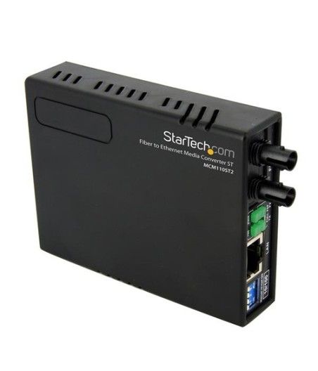 StarTech.com Conversor de Medios Ethernet 10/100 RJ45 a Fibra Óptica Multimodo ST - 2Km - Imagen 1