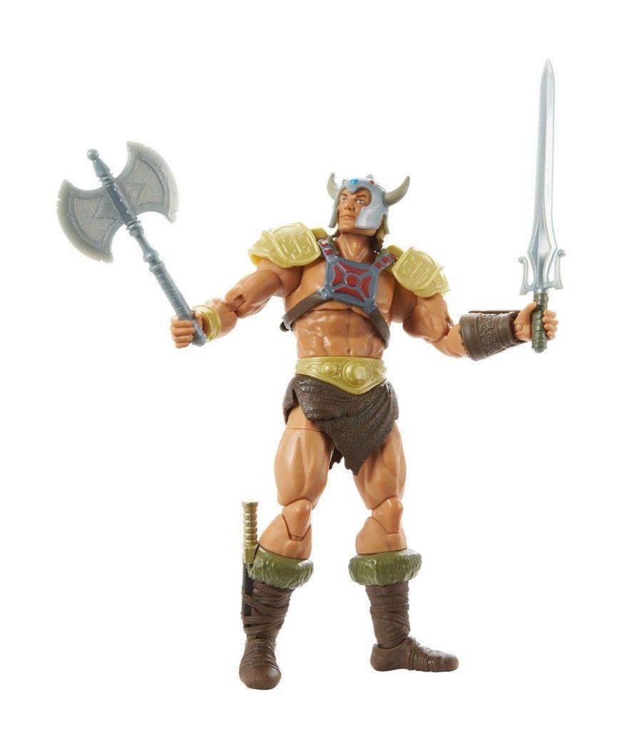 Figura mattel masters of the universe eternia animated serie he - man vikingo