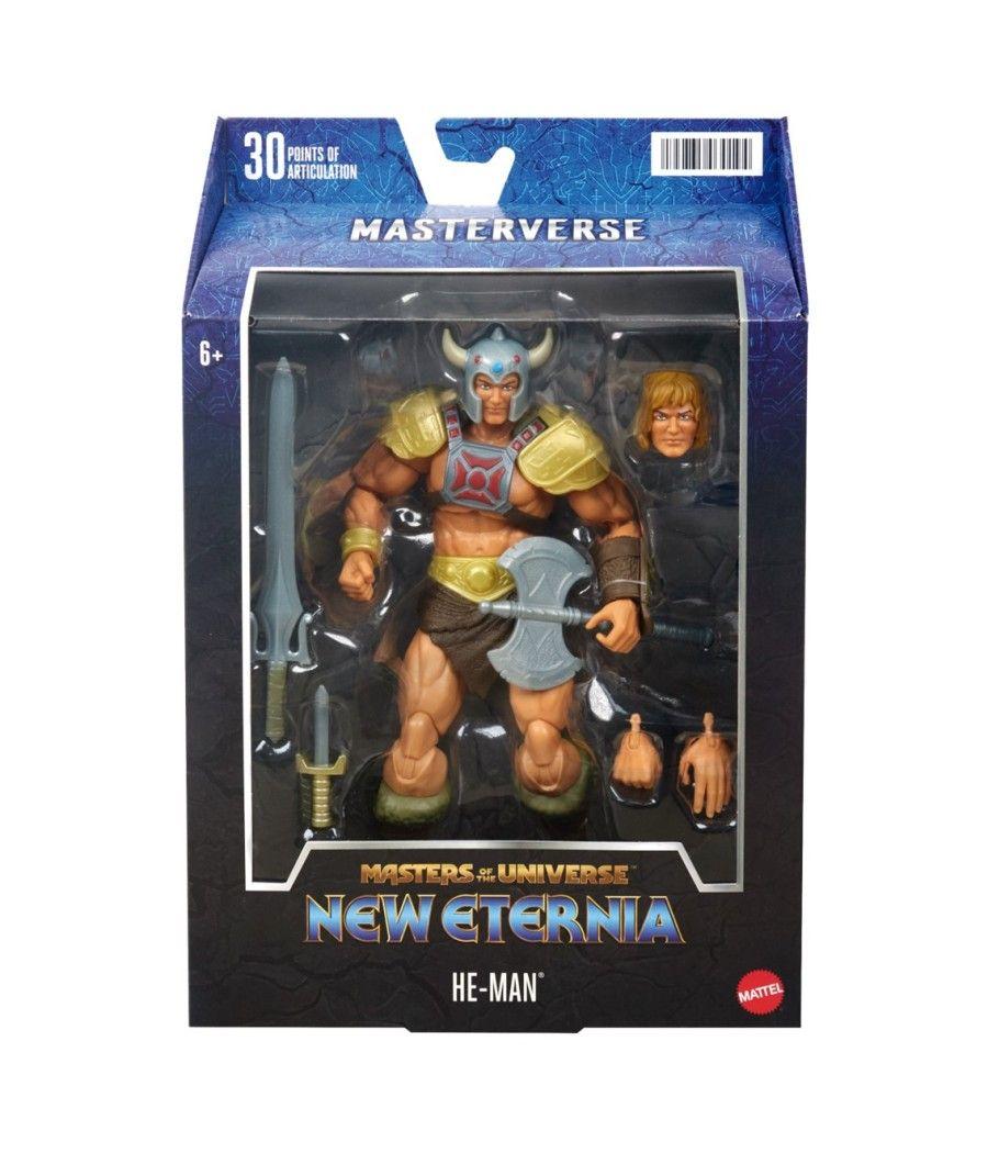 Figura mattel masters of the universe eternia animated serie he - man vikingo