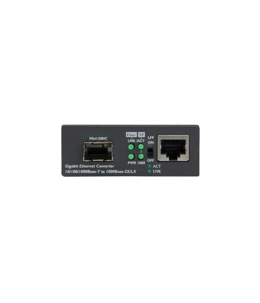 StarTech.com Conversor de Medios Ethernet Gigabit a Fibra con SFP abierto - Imagen 2