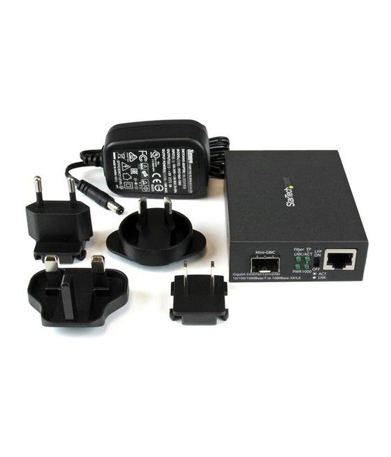 StarTech.com Conversor de Medios Ethernet Gigabit a Fibra con SFP abierto - Imagen 4