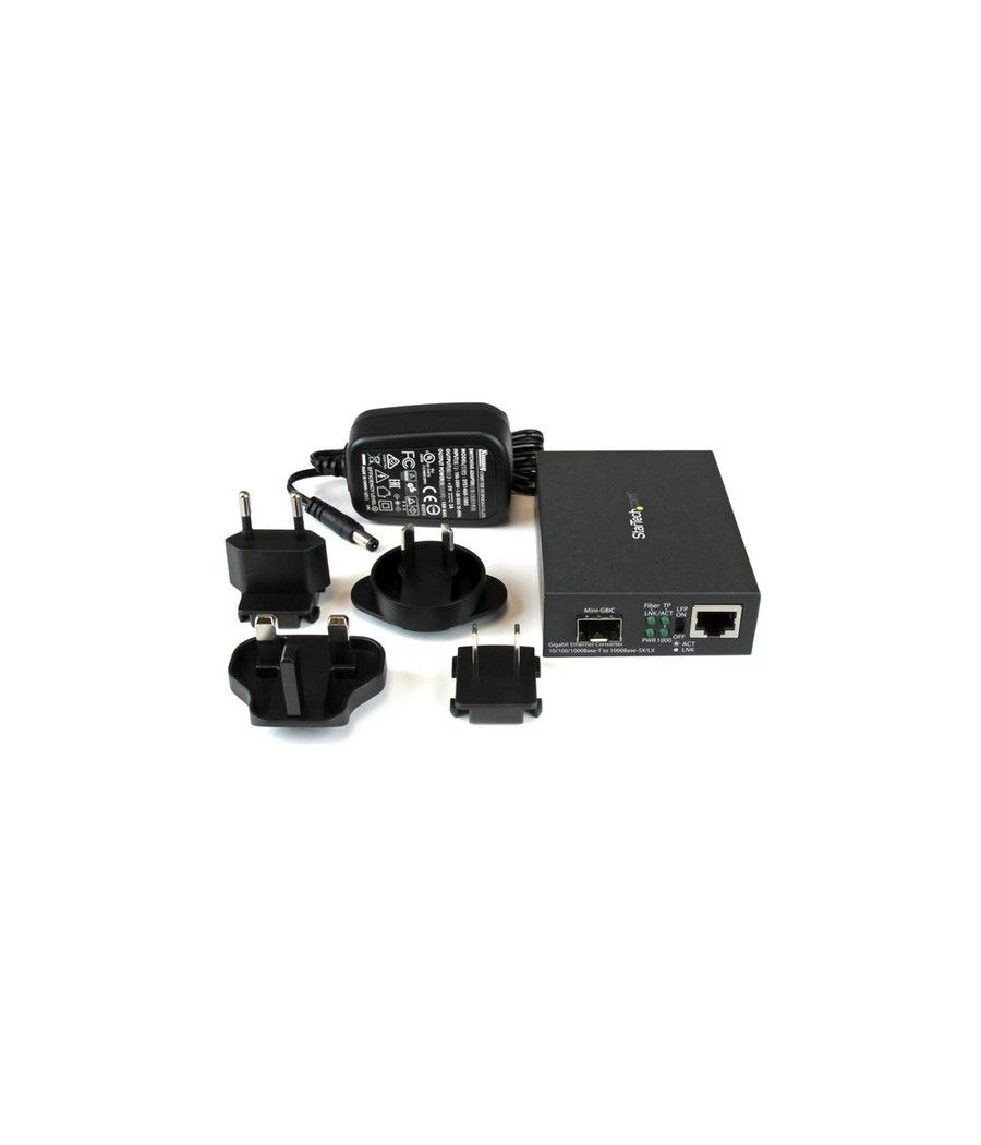 StarTech.com Conversor de Medios Ethernet Gigabit a Fibra con SFP abierto - Imagen 4