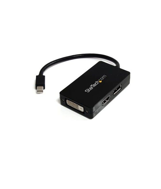 StarTech.com Adaptador de vídeo externo triple head Mini DisplayPort a DVI HDMI y DP conversor - Imagen 1