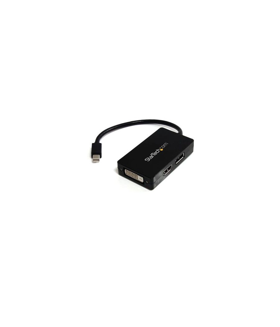 StarTech.com Adaptador de vídeo externo triple head Mini DisplayPort a DVI HDMI y DP conversor - Imagen 1