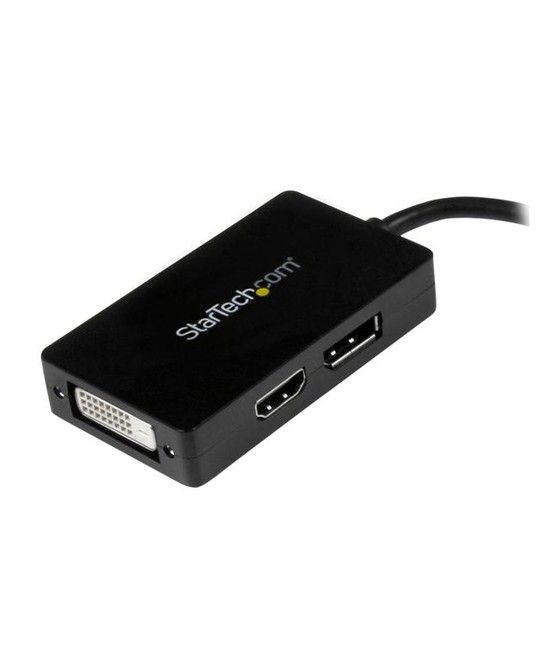 StarTech.com Adaptador de vídeo externo triple head Mini DisplayPort a DVI HDMI y DP conversor - Imagen 2
