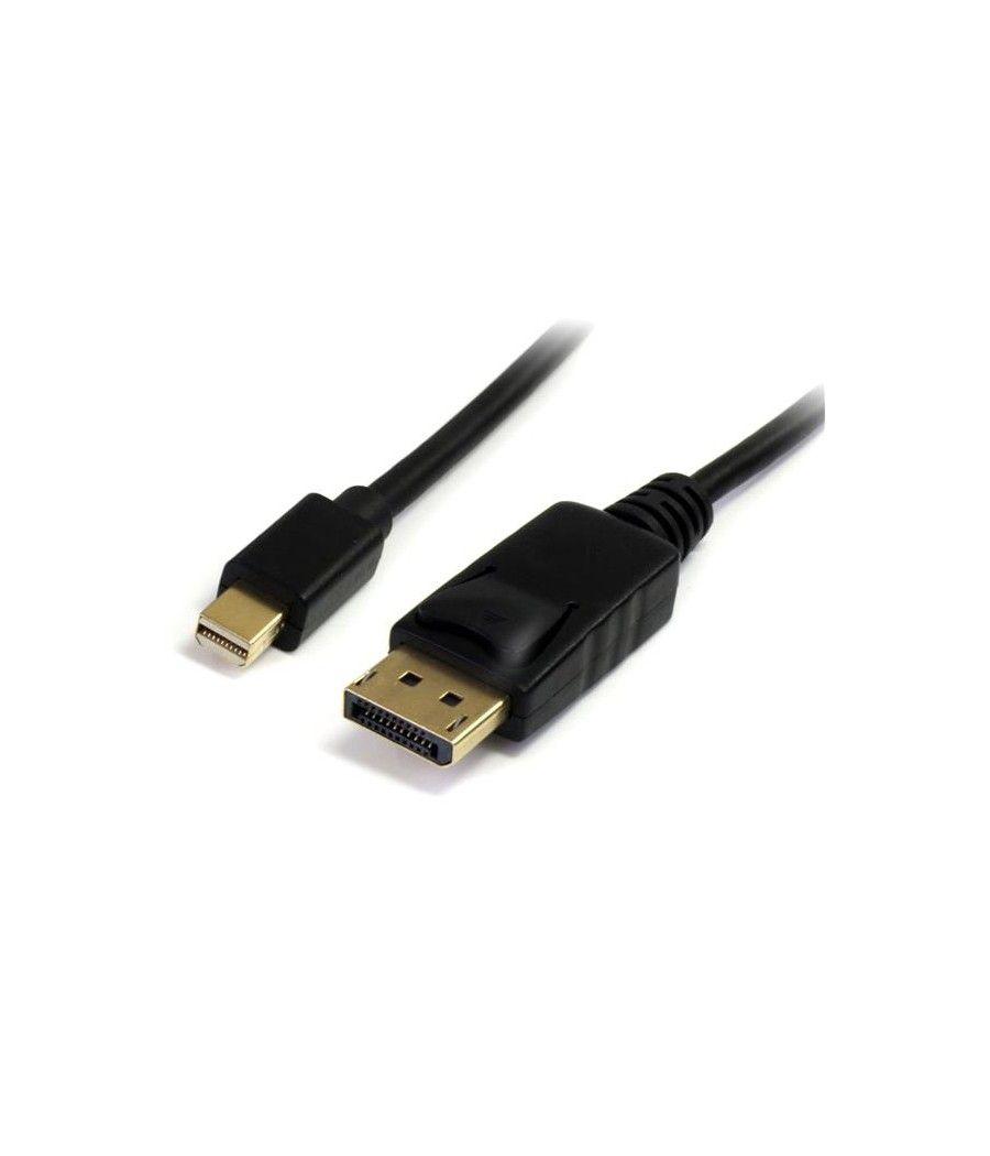 StarTech.com Cable de 2m Mini DisplayPort a DisplayPort 1.2 - Cable Adaptador Mini DisplayPort a DisplayPort 4K x 2K UHD - Cable