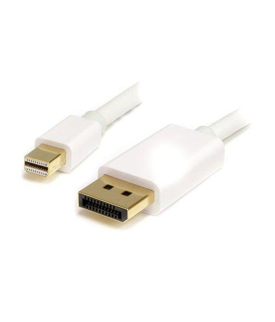 StarTech.com Cable de 2m Mini DisplayPort a DisplayPort 1.2 - Cable Adaptador Mini DisplayPort a DisplayPort 4K x 2K UHD - Cable