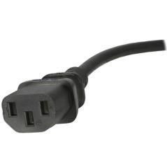 StarTech.com Cable de 1m (3 pies) de Alimentación de Ordenador para el Reino Unido UK, BS1363 a C13, 18AWG, 10A 250V, Cable Ingl