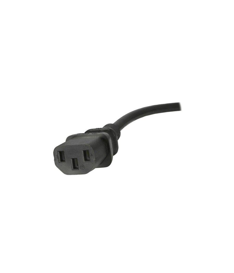 StarTech.com Cable de 1m (3 pies) de Alimentación de Ordenador para el Reino Unido UK, BS1363 a C13, 18AWG, 10A 250V, Cable Ingl